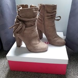 JustFab Mavis Bootie Heels